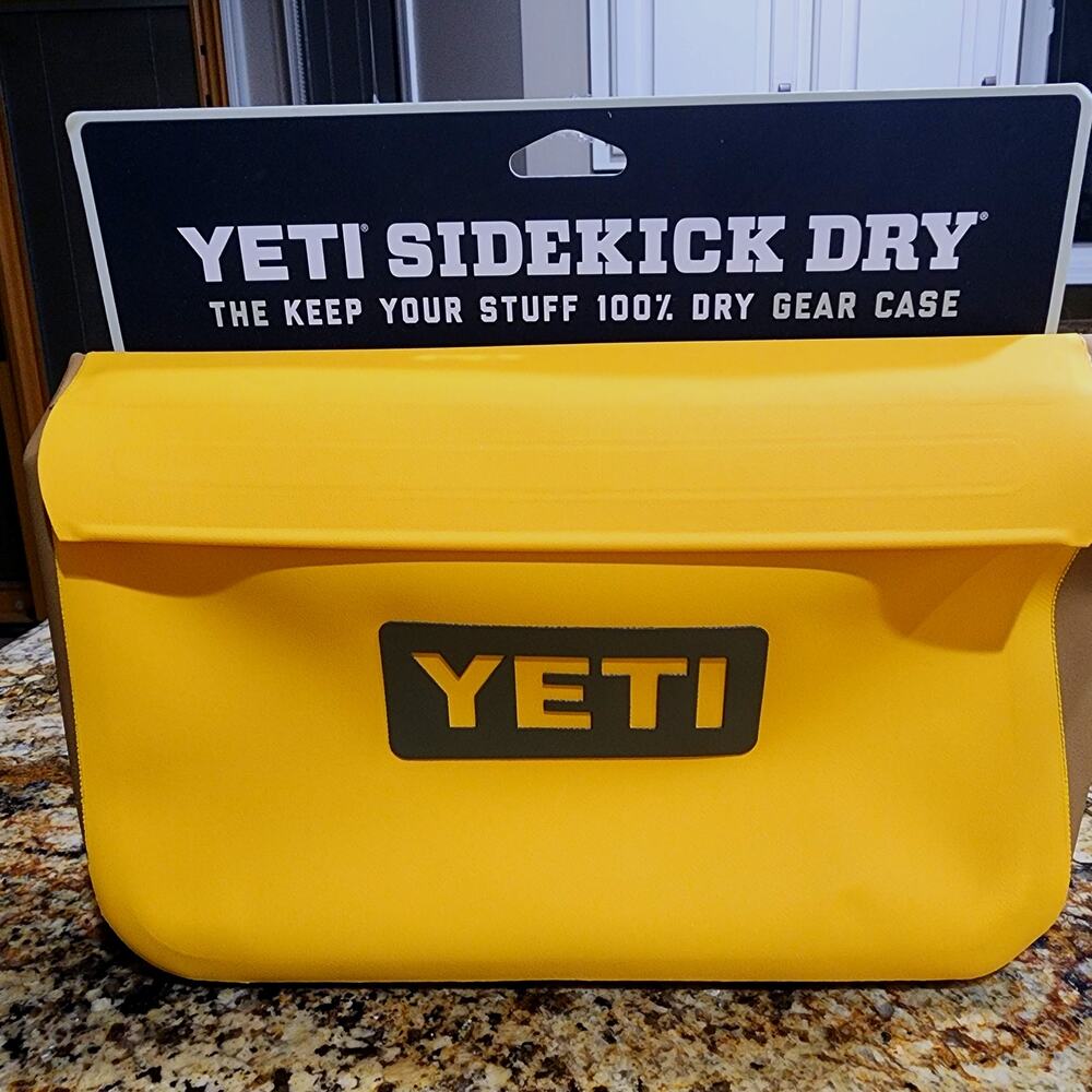 NEW YETI SIDEKICK DRY GEAR CASE MEN/WOMEN (Limited Edition Alpine Yellow)